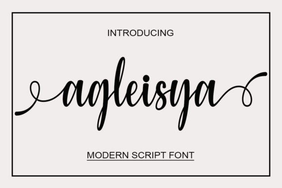 Agleisya: The Elegant Script Font for Modern Web Design