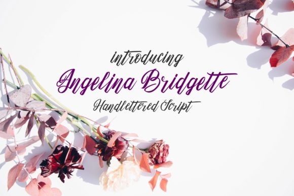 Angelina Bridgette: A Playful Script Font for Modern Brand Identity