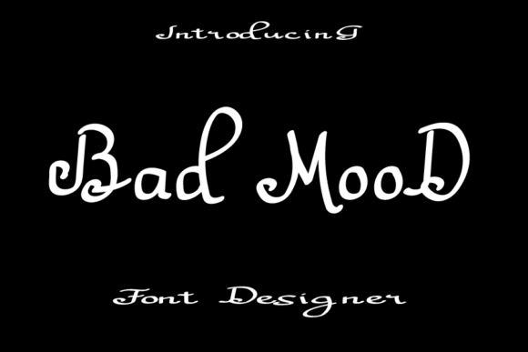 Bad Mood Typeface: Elevating Campaign Visuals with Refined Script Design