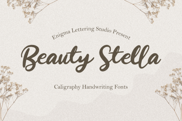 Beauty Stella: A Delicate Script Font for Elegant Editorial Design