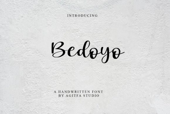 Bedoyo Typeface: Elevating Brand Identity with Delicate Script Design