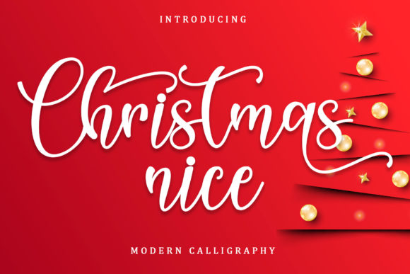 Christmas Nice: A Flowing Script Font for Editorial Warmth