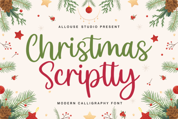 Christmas Scriptty: The Premium Font for Festive Digital Campaigns