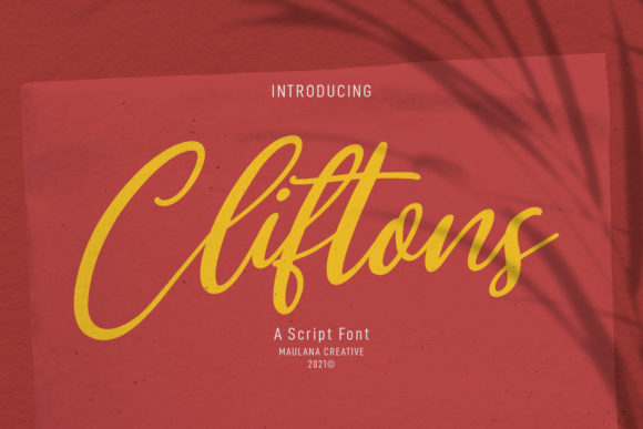 Clifttons: The Playful Script Font for Memorable Brand Identity