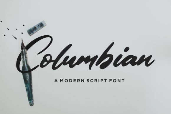 Columbian Typeface: A Delicate Script for Elegant Branding