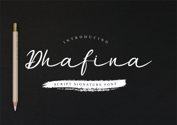 Dhafina Script Font: Elevate Campaign Visuals with Playful Typography