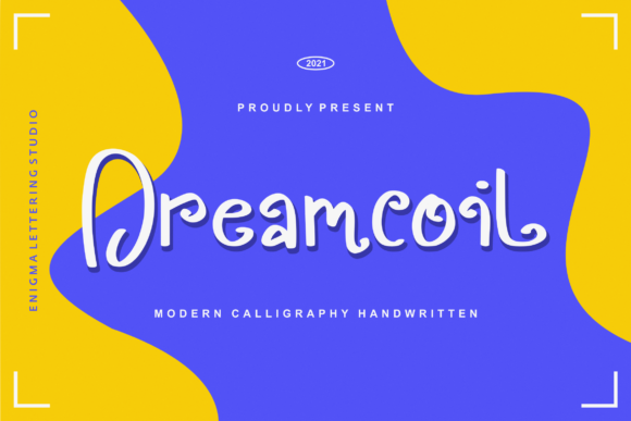 Dreamcoil: A Whimsical Script Font for Editorial Design