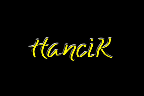 Hancik Script Font: A Playful Typeface for Creative Brands