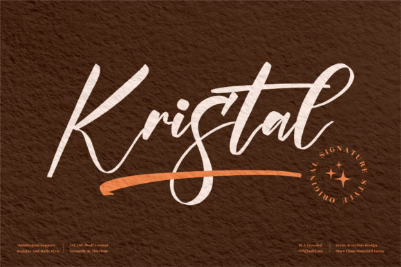 Kristal Typeface Review: A Delicate Script for Elegant Branding