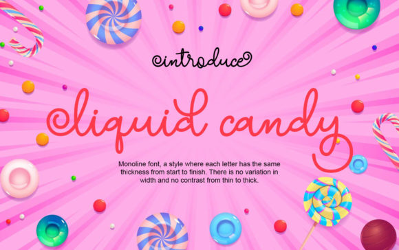 Liquid Candy: The Script Typeface for Scroll-Stopping Visuals