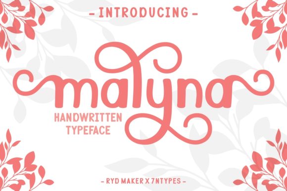 Malyna: The Elegant Script Font for Chic Handmade Brands
