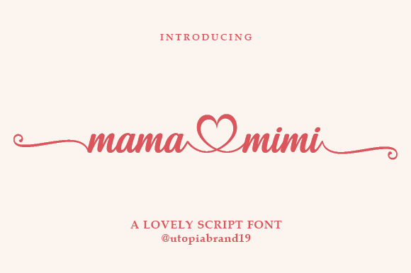 Mama Mimi: The Playful Script Font That Brings Life to Brand Identity