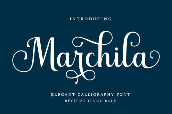 Marchila Script Typeface: Elevating Editorial Design with Delicate Elegance