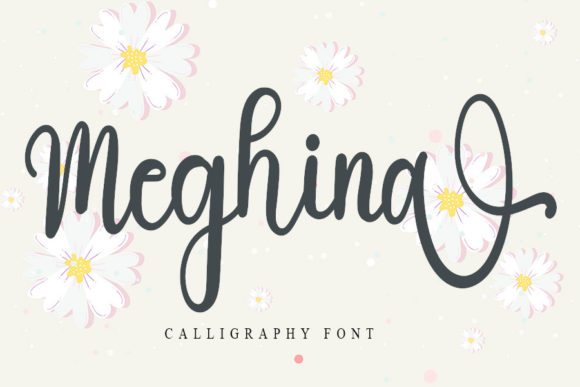 Meghina: A Handwritten Script Font for Editorial Design