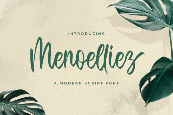 Menoelliez: A Playful Script Font for Engaging Social Campaigns