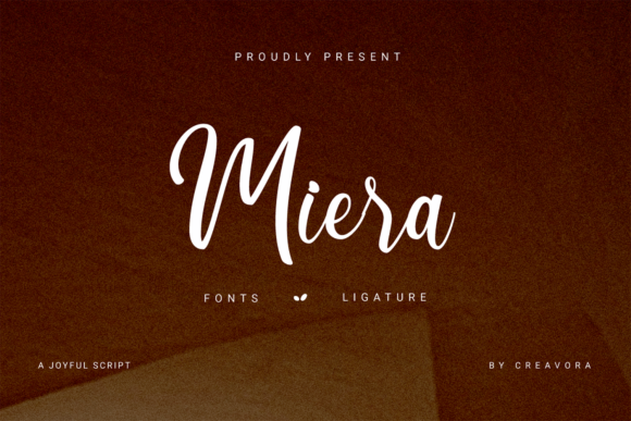 Miera: The Script Typeface for Sophisticated Editorial Design