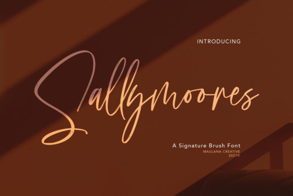 Sallymoores: The Script Font That Elevates Campaign Visuals
