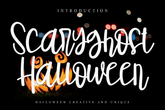 Scaryghost Halloween: A Chic Script Font for Elegant Branding
