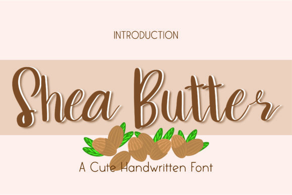 Shea Butter Font: A Relaxed Script for Polished Brand Identity