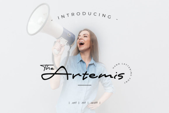 The Artemis: Elevating Campaign Visuals With Elegant Script Typography