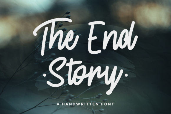 The End Story: A Script Font for Distinctive Brand Identity