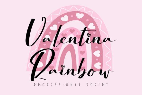 Valentina Rainbow: The Script Font for Scroll-Stopping Social Media