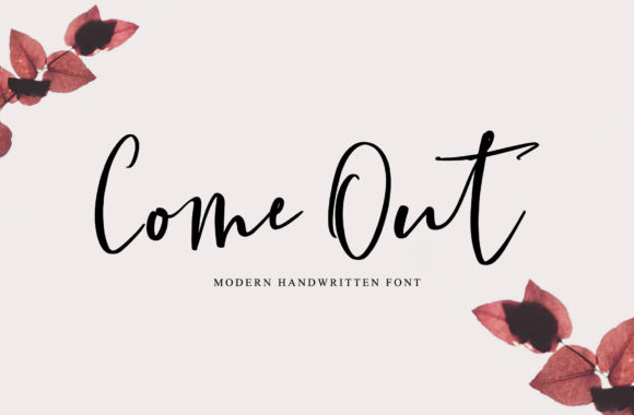 Why Come Out is the Playful Script Font Your Landing Page Needs